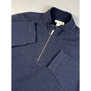 TOMMY BAHAMA Flip Side Twill Reversible Half Zip Sweater Size‎ XL T211442